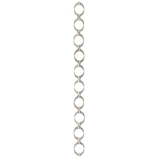 12 Pack: Silver Small Frame Metal Beads, 15mm by Bead Landing™